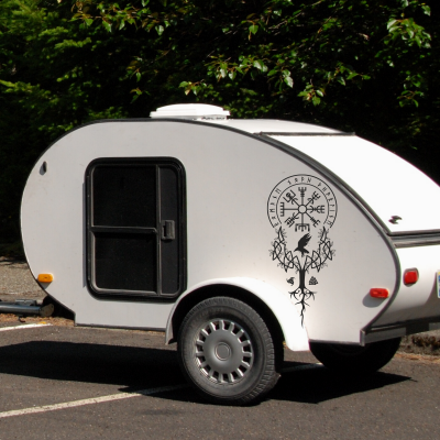 Vegvisir Karavan - Araç Sticker Yapıştırma