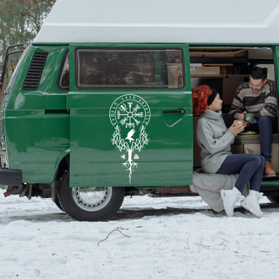 Vegvisir Karavan - Araç Sticker Yapıştırma