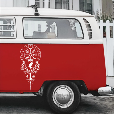 Vegvisir Karavan - Araç Sticker Yapıştırma
