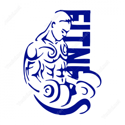 Fitnes Spor Salonu Sporcu Sticker 