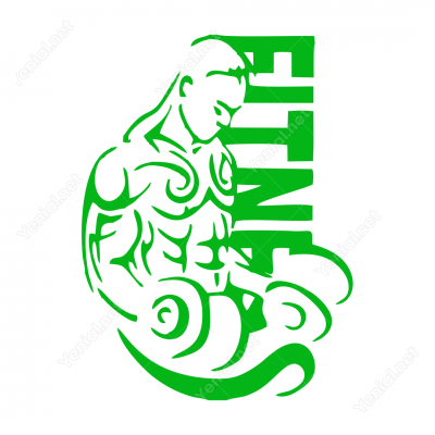 Fitnes Spor Salonu Sporcu Sticker 