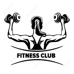Fitness Club Sticker Yapıştırma
