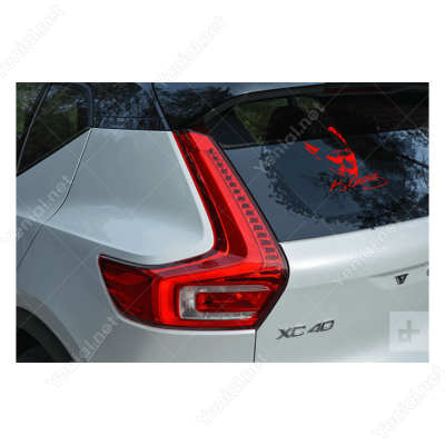 Gazi Mustafa Kemal Atatürk Yüzü Araç Stickeri