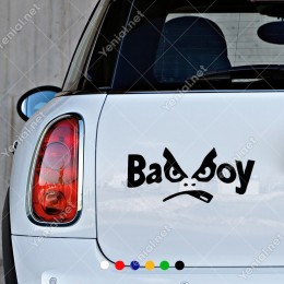 Badboy Yazısı ve Simgesi Logosu Sticker Çıkartma