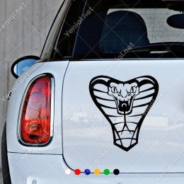 Bardian Kobra Yılan Kafası Vinil Araba Sticker Yapıştırma