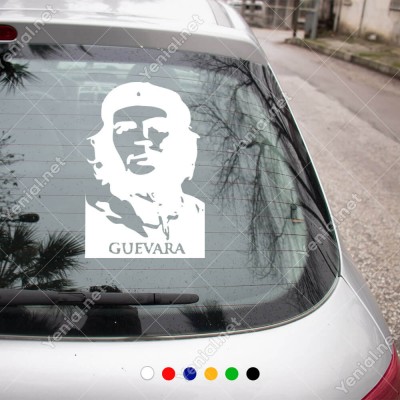 Che Guevara Potresi Sticker Yapıştırma