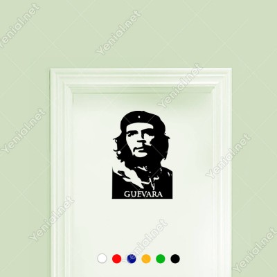 Che Guevara Potresi Sticker Yapıştırma