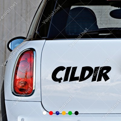 Çıldır Yazısı Araç ve Duvar İçin Sticker Yapıştırma