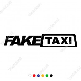Fake Taxi-Korsan Taksi Sticker Yapıştırma