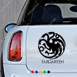 Game Of The Thrones Targaryen Sticker Yapıştırması