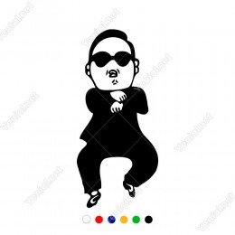 Gangnam Style Adam Sticker Yapıştırma