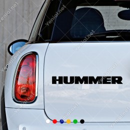 Hummer Araba Araç Logosu Sticker Yapıştırma