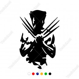 Hung Jackman Wolverine Sticker Yapıştırma