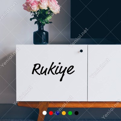 İsim Stickerı 8 Farklı Seçenekli Oto Araç Araba Sticker 2 Adet