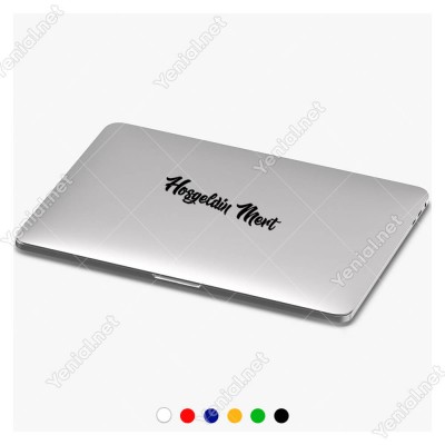 İsme Özel Hoşgeldin Yazısı Stickerı Yapıştırma Araç ve Duvar İçin