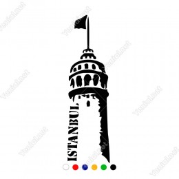 İstanbul Avrupa Galata Kulesi Duvar Sticker