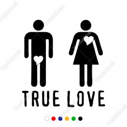 Kadın ve Erkeğin Aşk Anlayışı Sticker Yapıştırma