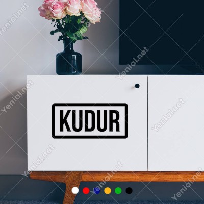 Kudur Yazısı Araba Araç Sticker Yapıştırma