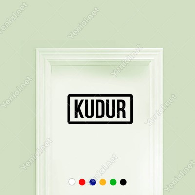 Kudur Yazısı Araba Araç Sticker Yapıştırma