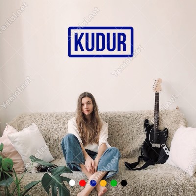 Kudur Yazısı Araba Araç Sticker Yapıştırma