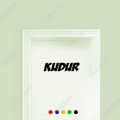 Kudur Yazısı Araç ve Duvar İçin Sticker Yapıştırma