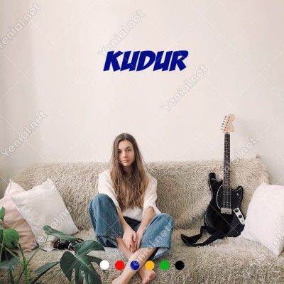 Kudur Yazısı Araç ve Duvar İçin Sticker Yapıştırma
