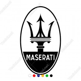 Maserati Araba Araç Logosu Sticker Yapıştırma