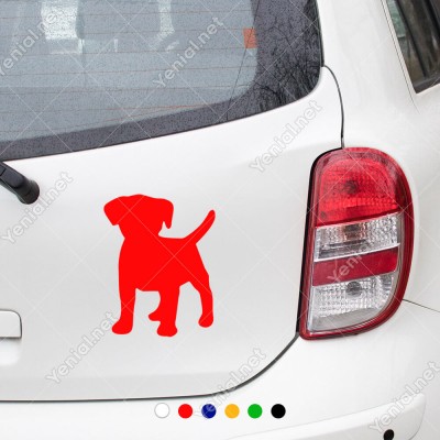 Minik Golden Köpek Sticker Yapıştırma Etiket