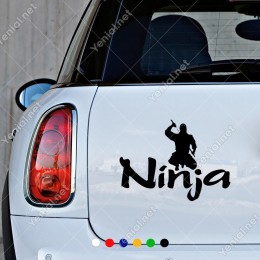 Ninja Yapan Adam Araç ve Duvar İçin Sticker