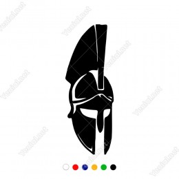 Sparta Yunan Asker Kaskı Araba Araç Sticker