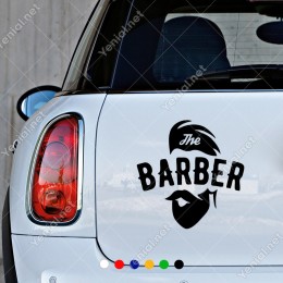 The Barber Berberler İçin Etiket Sticker Yapıştırma