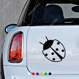 Uğur Böceği Araç Modifiye Araba Sticker