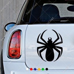 Yukarıya Doğru Çıkan Örümcek Çıkartma Sticker