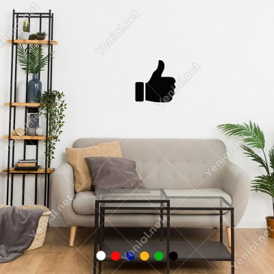 Beğenme Like İşareti Sağ El Sticker