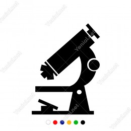Detay ve İnceleme İçin Mikroskop Cihazı Sticker