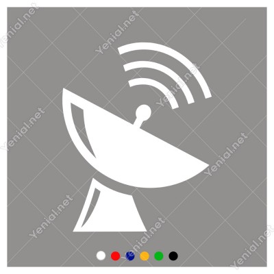 Telefon Tv Radyo İçin Baz İstasyonu Anten Sticker