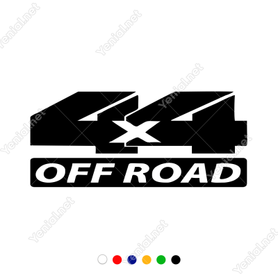 4x4 Off Road Yazısı Bold Sticker Yapıştırma