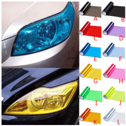 Araç Farı İçin Şeffaf ve  Her Renk Opak Folyo Sticker