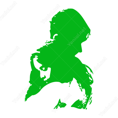 Birbirine Sarılmış Kız Erkek Sevgililer Sticker Etiket