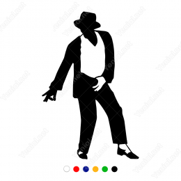 Efsane Ölümsüz Michael Jackson Sticker Yapıştırma