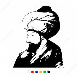 Fatih Sultan Mehmet Sticker Yapıştırma 