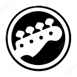 Gitar Kolu Etiket Stiker