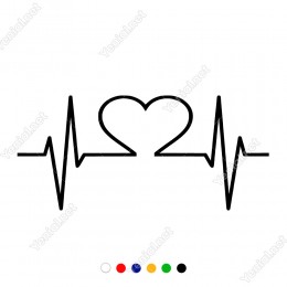 Hızlı Kalp Atışı Hareketleri Simgesi Sticker