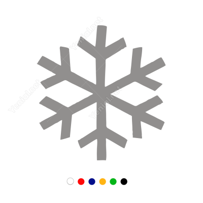 Kar Tanesi Sticker Çıkartma