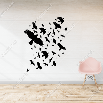 Karga Sürüsü Siticker