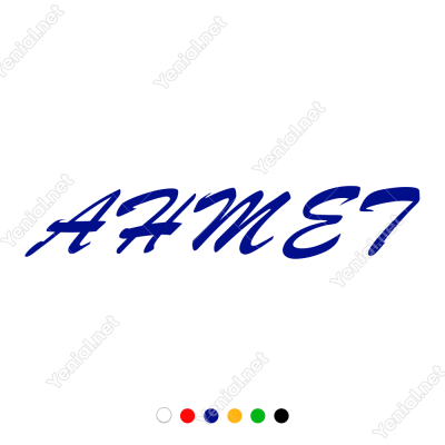 Kişiye Özel İsim Seçenekli Araba Sticker, Oto Çıkartma Yapıştırma