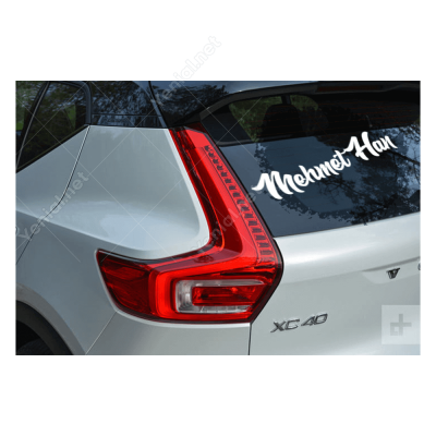 Kişiye Özel Seçenek Altarnatifli İsim Sticker Etiket Çıkartma