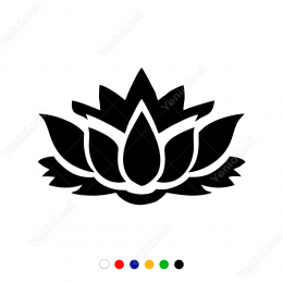 Lotus Çiçeği Yoga Çiçeği Sticker Yapıştırma