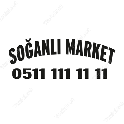 Özel Market Oval Sticker Etiket Folyo Yapıştırma