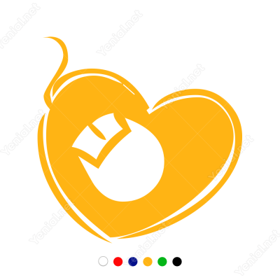 Sevgililer Günü Kalp Motifi 115x100cm Yapıştırma